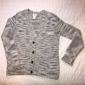 🌸2 for $20🌸Gray white knitted Cardigan Sweater